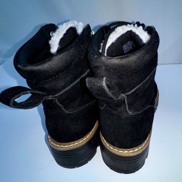 Time and Tru women’s hiker boots Sz 7.5 Suede Black - Picture 11 of 12